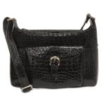 美品 シャイニングクロコ JRA ショル