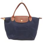 ショッピングロンシャン ロンシャン LONGCHAMP ルプリアージュ ハンドバッグ L1621089 ナイロン レザー 紺 ネイビー レディース