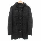  Abahouse ABAHOUSE искусственный мутон пальто 3 чёрный черный da полный с капюшоном ./IU мужской 