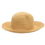 ショッピング麦わら帽子 マックスマーラ MAX MARA 美品 麦わら帽子 ラフィア ハット ベルト付き ベージュ 58cm レディース