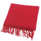  Nina Ricci NINA RICCI muffler палантин бахрома Logo вышивка красный красный мелкие вещи *AA* женский 