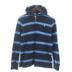  Polo Ralph Lauren POLO RALPH LAUREN рубашка-поло cut and sewn длинный рукав капот олень. . окантовка Logo вышивка хлопок синий M