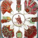 エルメス HERMES カレ90 CUIRS DU DESERT スカーフ チーフ らくだ 大判 シルク マルチカラー ☆AA★ レディース