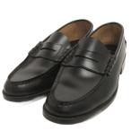  moon Star MoonStar монета Loafer pe колено кожа BV340 чёрный черный 26.5cm мужской 