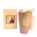  Bizen .2 позиций комплект керамика стакан кружка чай Brown посуда прочее 