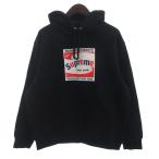 ショッピングシュプリーム シュプリーム SUPREME 21SS Shine Hooded Sweatshirt パーカー スウェット 長袖 裏起毛 ロゴ コットン 黒 ブラック S メンズ