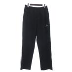 バレンシアガ BALENCIAGA サイドライン トラック パンツ BBロゴ  刺繍 595007 黒 ブラック 46 ☆AA★ メンズ