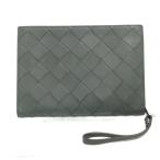 ボッテガヴェネタ BOTTEGA VENETA イントレチャート セカンドバッグ クラッチ レザー 編み込み 629134 青系 ブルー系 鞄 ☆AA★ メンズ レ