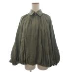 未使用品 ザラ ZARA タグ付き ジャケット ブルゾン フルジップ ドルマンスリーブ 薄手 緑 カーキ M ■FF レディース