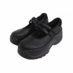 ショッピングzara ザラ ZARA 美品 バレエフラットスニーカー メリージェーン ラウンドトゥ 黒 ブラック 36 靴 ■FF レディース