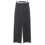 ショッピングzara ザラ ZARA 美品 ワイドパンツ ニット 総柄 S マルチカラー レディース