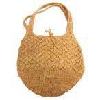 ショッピングストローバッグ アニエスベー ボヤージュ Agnes b. VOYAGE トートバッグ ストロー 編み カゴバッグ ベージュ レディース