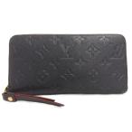 ルイヴィトン LOUIS VUITTON モノグラム アンプラント ジッピーウォレット M62121 長財布 ウォレット レザー 紺 ネイビー