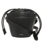 モンクレール MONCLER SEAUX SEAUX ショルダーバッグ 巾着 レザー 黒 ブラック レディース