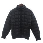 フレッドペリー FRED PERRY ダウンジャケット スタンドカラー ナイロン ジップアップ ロゴ刺? F2100 黒 ブラック M メンズ