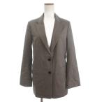 ドゥーズィエムクラス エブリデイアイライク EVERYDAY I LIKE テーラードジャケット ブレザー 2B ウール ベージュ 36 ■TC