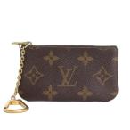 ショッピングヴィトン ルイヴィトン LOUIS VUITTON モノグラム ポシェット クレ コインケース 財布 M62650 茶 ブラウン 小物 メンズ レディース