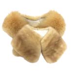 2 позиций комплект пелерина muffler натуральный мех бежевый мелкие вещи женский 