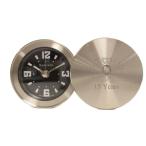 ティファニー PHILIP MORRIS INTERNATIONAL 15 Years トラベルアラームクロック 置き時計 3針 インテリア シルバーカラー ジャンク