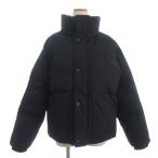  GU GU прекрасный товар теплый pa dead подставка блузон с хлопком жакет длинный рукав M чёрный черный женский 