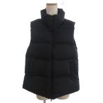 ユニクロ UNIQLO ウルトラライトダウンボリュームベスト フルジップ ナイロン 黒 ブラック XL  レディース