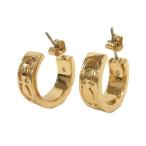 コーチ COACH シグネチャー ハギー ピアス フープ ゴールドカラー アクセサリー ■OOM レディース