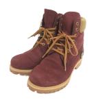 ティンバーランド Timberland 6インチプレミアムウォータープルーフブーツ 0A2P6W レースアップ 7 25cm バーガンディー メンズ