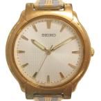 Seiko SEIKO наручные часы V701-2B60 аналог кварц Gold цвет Junk #GY99 мужской 