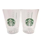  не использовался товар Starbucks STARBUCKS 2 позиций комплект Logo холодный cup 384ml стакан 4524785602311 посуда прозрачный прочее 