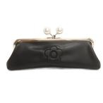  не использовался товар Mary Quant MARY QUANT с биркой пенал сумка камыш .221-864382-010-0 чёрный черный мелкие вещи женский 