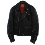 ���C�X���U�[ LEWIS Leathers 70s ���B���e�[�W �_�u�� ���C�_�[�X �W���P�b�g ���^�O ���U�[ �㒅 38 �� �u���b�N �����Y