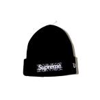 中古 未使用品 2019AW SUPREME シュプリーム New Era Bandana Box Logo Beanie バンダナ ビーニー ニットキャップ Black 黒/● メンズ 【ベ