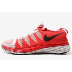 27cm NIKE ナイキ FLYKNIT LUNAR 2 PURE PLATINUM/BLACK-BRIGHT CRIMSON UNIVERSITY RED フライニット ルナー2 US9 620465-006 /◆ メンズ