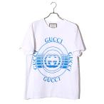 ショッピンググッチ GUCCI グッチ SIZE:XS Disc Print Oversized Tee ディスク プリント 半袖 オーバーサイズTシャツ WHITE ホワイト 616036 XJCSQ /● メンズ