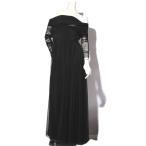 2024AW AMERI アメリ OFF SHOULDER TULLE LAYERED DRESS オフショルダー チュール レイヤード ドレス S BLACK ブラック 022420585140 /◆