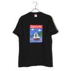 20SS SUPREME シュプリーム Sailboat Tee セイルボート グラフィックプリント 半袖Tシャツ M BLACK ブラック USA製 /● メンズ