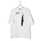 未使用品 2025SS SAINT Mxxxxxx セントマイケル 2PC_SS TEE / 2PAC ヴィンテージ加工 プリント 半袖Tシャツ XL WHITE ホワイト SM-HR8-0000