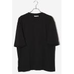 UNIQLO U ユニクロユー 5分袖 エアリズムコットンオーバーサイズTシャツ カットソー XL BLACK ブラック 341-455359 /◆ メンズ