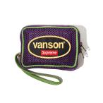 22SS Supreme シュプリーム Vanson Leathers Cordura Mesh Wrist Bag バンソンレザーズ コーデュラ メッシュ ウエストバッグ ポーチ F Purp