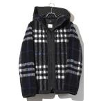 BURBERRY バーバリー Exaggerated Check Fleece Hooded Jacket エクストラジェイテッドチェック フリース フーデット ジャケット