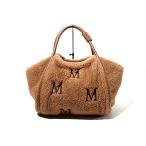 MAX MARA マックスマーラ TMARIN Tマリン テディベア キャメル 2WAY ショッピングバッグ ハンドバッグ ショルダーバッグ BROWN ブラウン 14