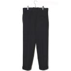 未使用品 BOTTEGA VENETA ボッテガヴェネタ SARTORIAL GDP TROUSERS ウール トラウザーズ パンツ スラックス 46 NAVY ネイビー 768681 VKIS