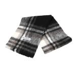 Acne Studios アクネストゥディオズ アルパカ ウール チェックスカーフ マフラー Black / Grey ブラック グレー CA0146 イタリア製 /● メ