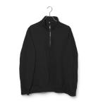 UNIQLO ユニクロ スウェットハーフジップシャツ トレーナー XL BLACK ブラック 341-476991 /◆  メンズ