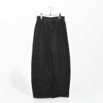 UNIQLO ユニクロ バギーカーブジーンズ デニムパンツ 23 BLACK ブラック 221-479000 /◆☆ レディース