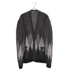 MINEDENIM �}�C���f�j�� Kid Mohair Argyle Washed Knit Long Cardigan �L�b�h���w�A �A�[�K�C�� �����O�J�[�f�B�K�� 3 2210-6002-97-032