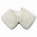 タオ コムデギャルソン TAO COMME des GARCONS フェイクファー ティペット マフラー エコファー ショール 白 ホワイト 3Q-K001/■Q04