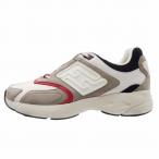 フェンディ FENDI FASTER TRAINERS 7E1555 スニーカー FFロゴ ズッカ柄 レザー × メッシュ ファスター6/25.0cm/YM1