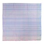 極美品 ディオール Dior カナージュ ジャガード 大判 ストール 140×140 カシミヤ シルク ショール ロゴ 羽織 マフラー ラベンダー/YM2