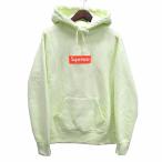 シュプリーム SUPREME ボックスロゴ パーカー スウェット 2017FW Box Logo Hooded Sweatshirt M Pale Lime ペールライム ☆AA★ メンズ